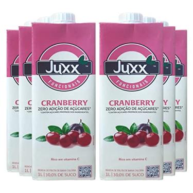 Imagem de Suco Juxx Cranberry Zero Açúcar 1 Litro - Caixa 6 Unidades