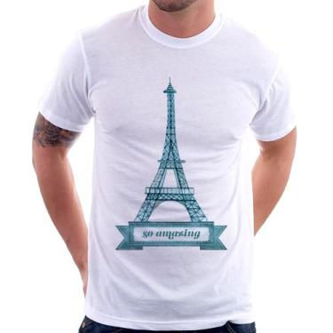 Imagem de Camiseta Torre Eiffel Amazing - Foca Na Moda