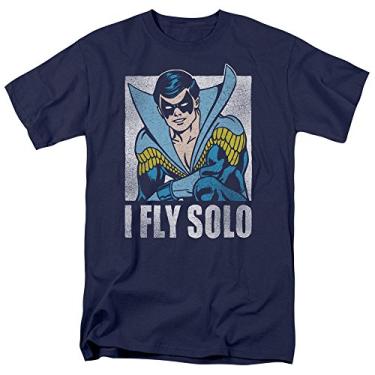 Imagem de Camiseta masculina DC Comics Fly Solo Azul, Azul, X-Large