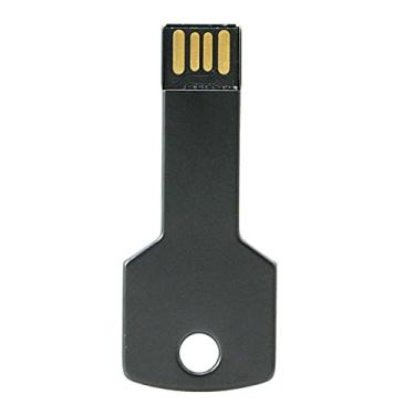 Imagem de 64 GB Forma de chave USB 2.0 Flash Drive Pen Drive Memory Stick USB Stick USB Flash Disk USB Thumb Drive disco USB Stick U disco pendrive (Black)