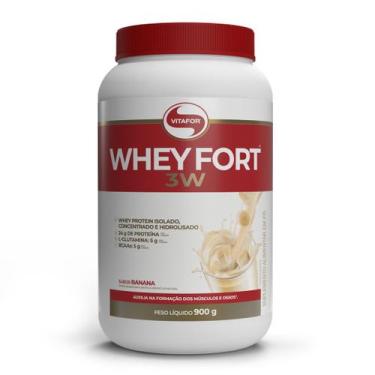 Imagem de Whey Protein Whey Fort 3W (900G) Vitafor
