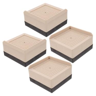 Imagem de Gadpiparty 4 Pcs tapete de cama levantadores de cama blocos de levantar cama sofá mobília pernas de mesa levantadores de pernas de cama elevador de mesa cair no chão mobiliário