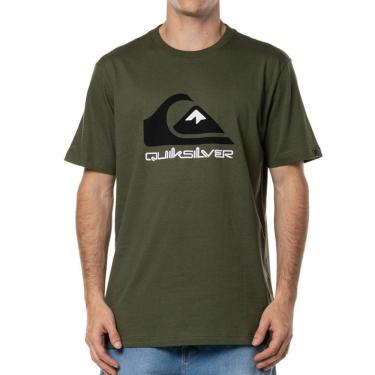 Imagem de Camiseta Quiksilver Full Logo Plus Size WT24 Verde Militar