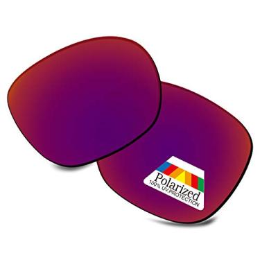 Imagem de Bwake Lentes de reposição para óculos de sol Oakley Garage Rock OO9175 - roxo framboesa polarizado