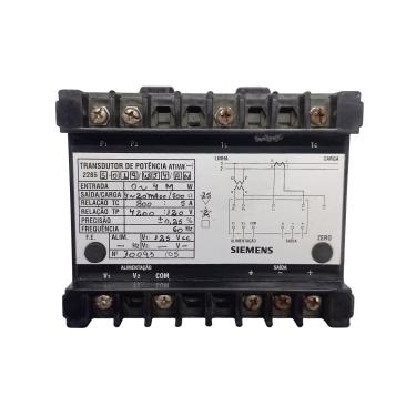 Imagem de Rele Transdutor Potência Ativa 2285S-019/W54/AN  - Siemens Siemens
