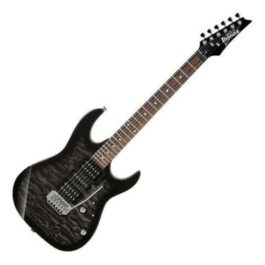 Imagem de Guitarra Elétrica Ibanez Grx 70 Qa Tks Série Gio Black Sb