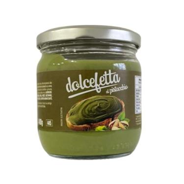 Imagem de Pasta Doce de Pistache Creme Dolcefetta Al Pistacchio 400 gramas Italiano