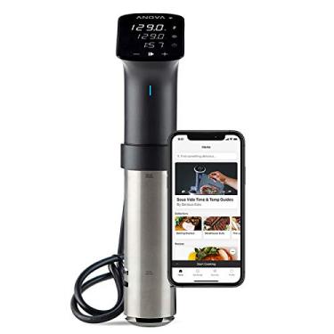 Imagem de Anova Culinary Sous Vide Precision Cooker Pro, 1200 Watts, preto e prata