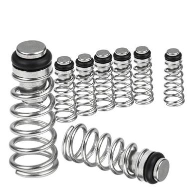 Imagem de Válvula Poppet de 8 peças, válvula Universal Poppet, válvula Poppet de barril, válvula Poppet de bloqueio de bola, boneco Poppet de bloqueio de pino para preparação de casa, S-black, 8 PCS