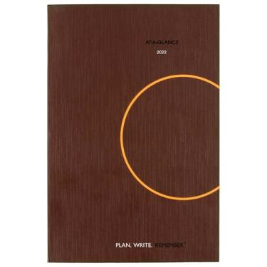 Imagem de Caderno de planejamento diário 2022 da AT-A-GLANCE, 15,24 cm x 23,86 cm, Plan. Escreva, lembre-se, cinza (70620130)