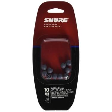 Imagem de Shure EASFX1-10S mangas flexíveis pequenas macias para fones de ouvido SE115, SE315, SE425 e SE535 (preto)