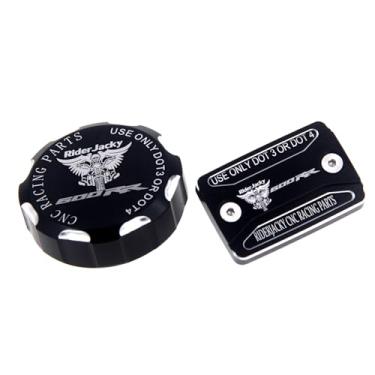 Imagem de Para Honda CBR600RR 2008-2021 Tampa do reservatório de fluido do cilindro mestre de freio dianteiro e traseiro da motocicleta CBR 600RR 2017 2018 2019 2020 Acessórios CBR600 RR 2012 2013 2014 2015