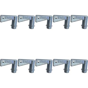 Imagem de Recmod 10 peças 47401 chave de desconexão de isolador de bateria para retroescavadeira JCB Mini escavadeira, compactador, rolo de asfalto, manipulador telescópico, carregador com rodas 701/47401