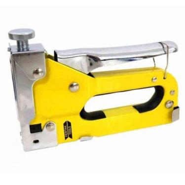Imagem de Grampeador De Tapeceiro 4-14Mm Fertak Pro Com Grampos Junto