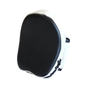 Imagem de Generic Kick Boxing Curvo Foco Luvas de Soco, Strike Round Pad PU Couro Luvas de Treinamento de Boxe Alvo de Mão para MMA Karate, Preto