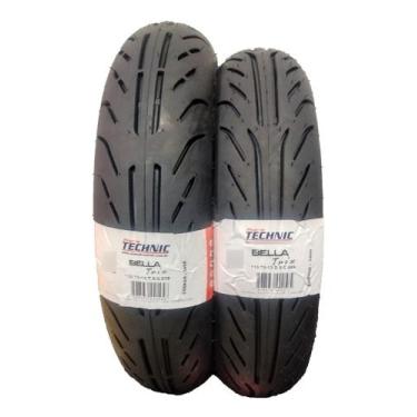 Imagem de Par Pneu N-max 110/70-13 + 130/70-13 Bellatrix Technic - Promo