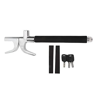 Imagem de Bloqueio do Volante do Carro Tipo u Bloqueio do Volante Extensível Anti Roubo Dispositivo de Segurança Com 3 Chaves Universal para Carro