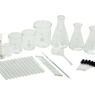 Imagem de Kits Educativos - Kit de Vidraria 156 Peças para Laboratório