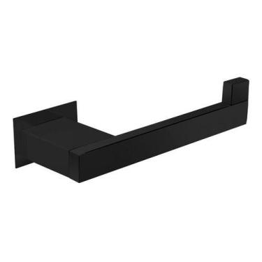 Imagem de Papeleira Inox Preto Fosco - Kromus Rt0302b