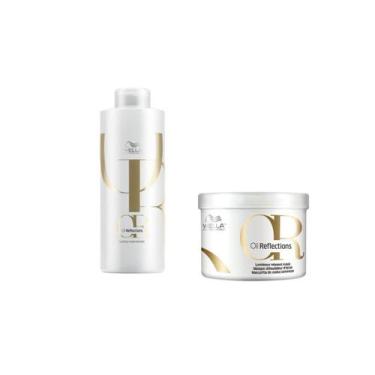 Imagem de Shampoo 1 Litro e Máscara 500g Wella Oil Reflections Luminous - Brilho