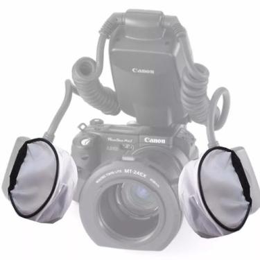 Imagem de Difusor Para Flash Twin Nikon Canon Yongnuo Universal 2 Pçs - dedcases