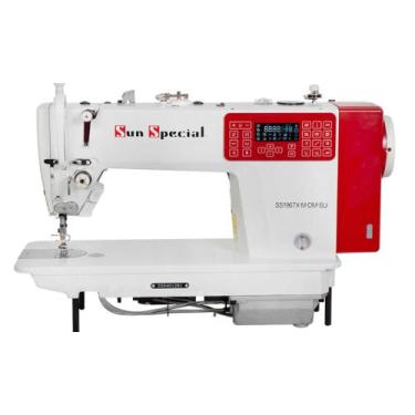 Imagem de Máquina Costura Industrial Reta Eletrônica Pontos Decorativos 220v SS1