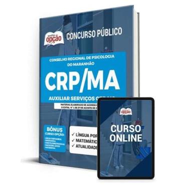 Imagem de Apostila CRP-MA - Auxiliar Serviços Gerais - Apostilas Opção
