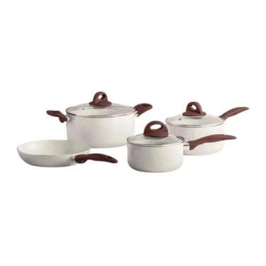 Imagem de Conjunto Jogo Panelas Ceramic Antiaderente Vanilla 4 Peças - BRINOX