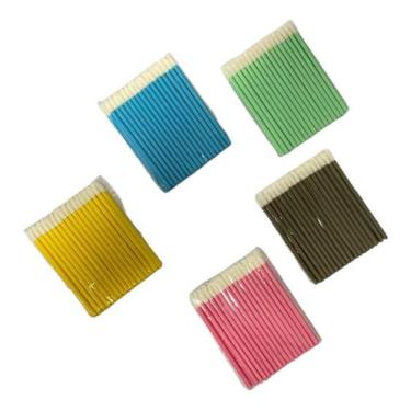 Imagem de Kit 50 Pincel Aplicador De Batom Gloss Lash Extensão Cílios, Descartáv
