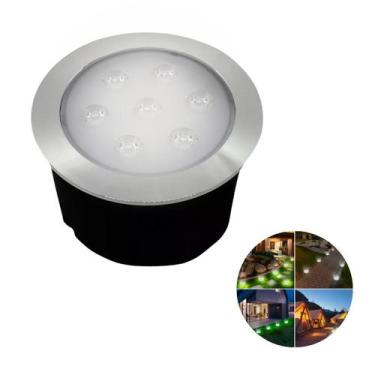 Imagem de Mini Balizador Elétrico Led Externo 7w Embutir 6500k Escada Branco Fri