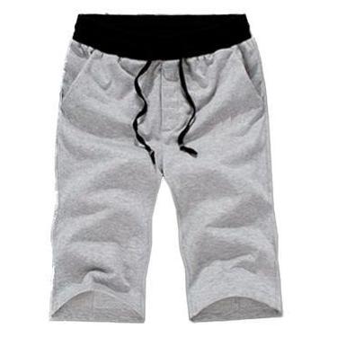 Imagem de Bermuda de moleton masculina fitness - Wooks, G, Cinzaclaro