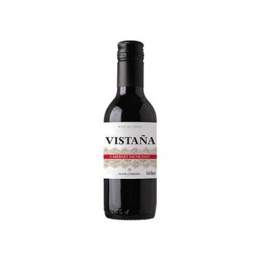 Imagem de Vinho Tinto Vistana Cabernet Sauvignon 187ml (consultar safra) - SANTA