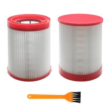 Imagem de 49-90-1977 Filtro de vácuo HEPA molhado/seco compatível com Milwaukee M18 aspirador de combustível molhado/seco 0910-20, 0911-20, 0920-20, 0920-22HD, 0921-20, 0930-22HD, 0931-20, pacote com 2 e 1