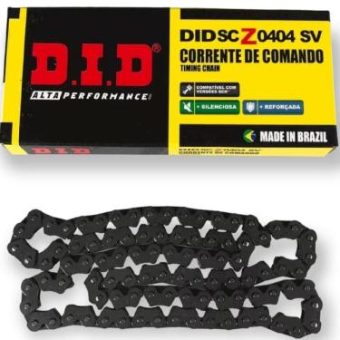 Imagem de Corrente Comando Barata DID MOTO 404sv - 98le Titan 160 Bros 160 Xre 190