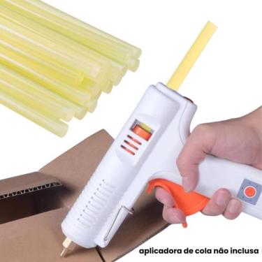 Imagem de Bastão De Cola Quente 1KG Grosso 30cm X 11,2mm Brasileirinha - Rendico