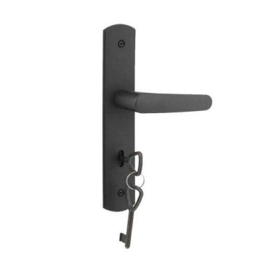 Imagem de Fechadura de Porta Interna PVC Preta Ipanema Soprano