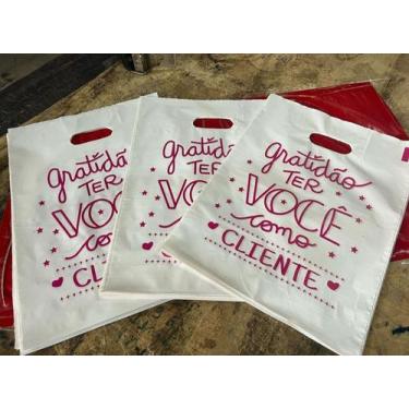 Imagem de Sacola Boca de Palhaço 30x40 Estampada com 50 unidades - EMBALABENS LI