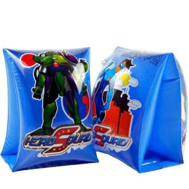 Imagem de Boias Braço Inflavel Estampada Hero Squad Infantil - WELLMIX, Seguranç