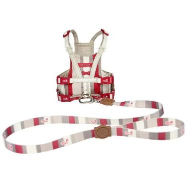 Imagem de Coleira Peitoral Para Cães e Gatos - Au Au Miau Company, BORDO, 5