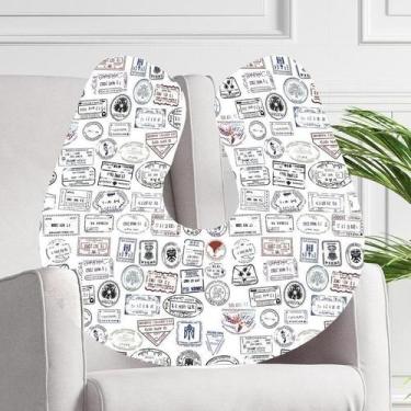 Imagem de Almofada para Amamentação Travesseiro Carimbo Passaporte - Ev Baby