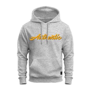 Imagem de Moletom Estampado Agasalho Tecido Macio Authentic - Nexstar, Cinza, G