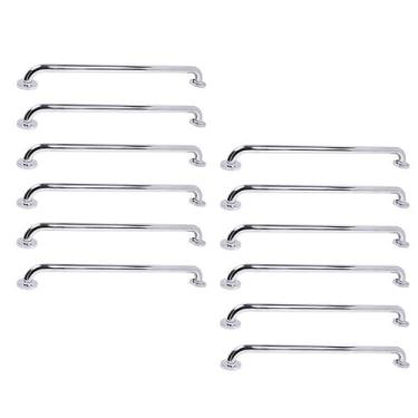 Imagem de Barra de Apoio 70cm Inox Kit 12 Unidades Idoso Deficiente Gestante Cri