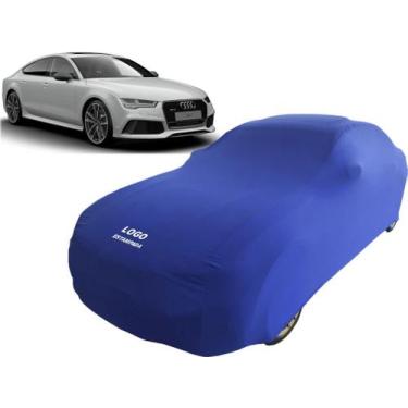 Imagem de Capa Cobrir Carro Automotiva Protetora Audi A7 Sedan - Mz, Azul