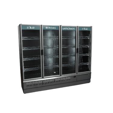 Imagem de Expositor Vertical Refrigerador Polar 4 Portas EVP230 220V
