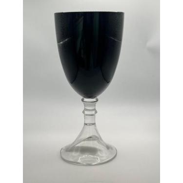 Imagem de TACA VIDRO PRETO PE TRANSP- 480ml - GS INTERNACIONAL
