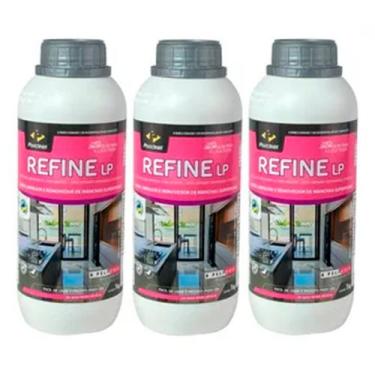 Imagem de Kit 2 Refine LP Tira manchas Porcelanato Ceramica Pisoclean 1kg - Bosc