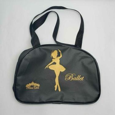 Imagem de Bolsa ballet tradicional preta - MARIA CHICA
