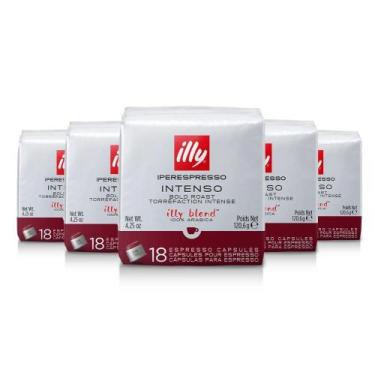 Imagem de 90 Cápsulas, Café Illy Blend, Intenso Illy Iperespresso - Illy Café