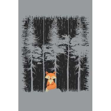 Imagem de Cute Fox In Forest Retro Hiking Foxes Pattern Woods Vintage Tree Nature Love: PUZZLE BOOK - Funny cute fox in the forest nature gift, present idea - ... riddle, note, book, sketch, planner, boredom