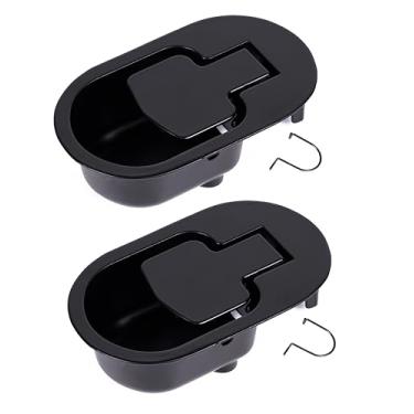Imagem de KUANYUOO 2 Peças de Puxador de Metal Universal para Poltrona Reclinável Resistente, Serve para Ashley e Outras Marcas de Fabricantes, Puxador de Liberação de Cadeira para Sofá Ou P (, Preto)